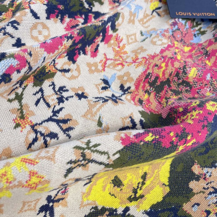 l**is V*t*n lv flower graphic jacquard shorts 1aagw6