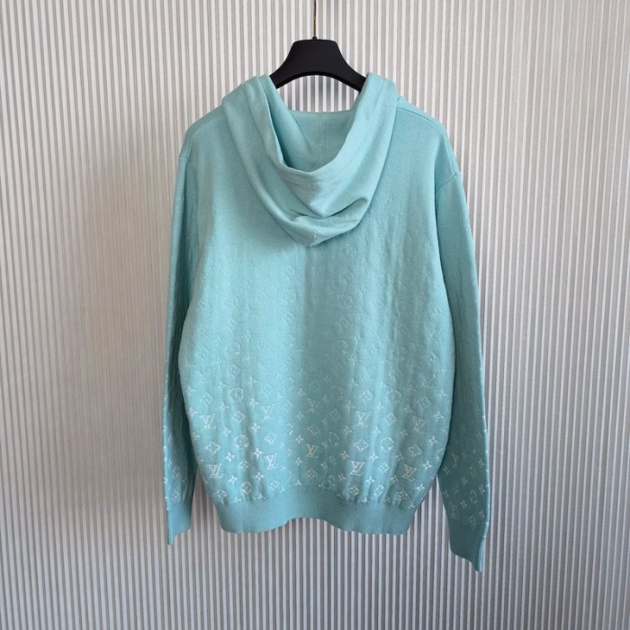 l**is V*t*n monogram gradient hoodie blue 1aarpl