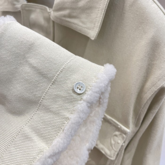 l**is V*t*n monogram workwear denim jacket 1aatgz