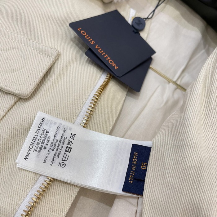 l**is V*t*n monogram workwear denim jacket 1aatgz