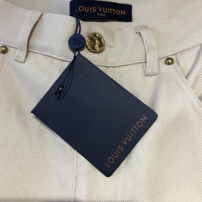 l**is V*t*n monogram workwear denim carpenter pants 1aathv