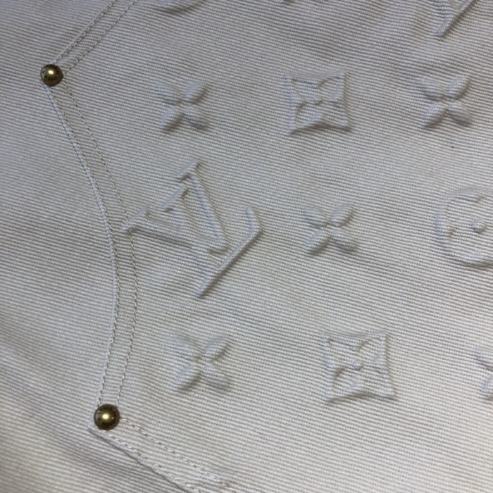 l**is V*t*n monogram workwear denim carpenter pants 1aathv