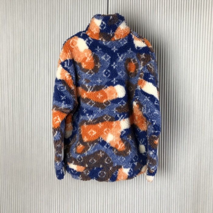 l**is V*t*n jacquard camo fleece blouson 1aau8l