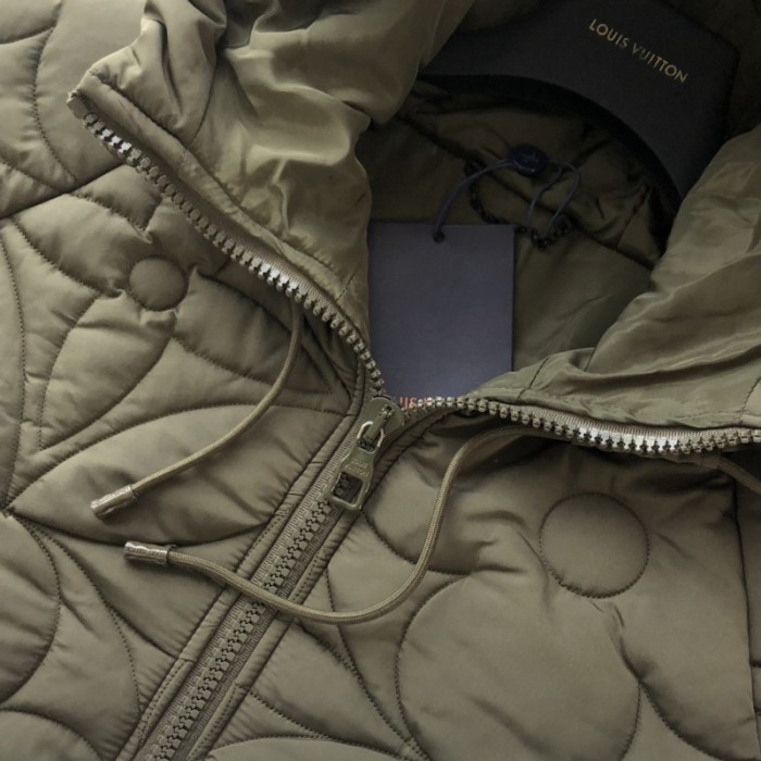 l**is V*t*n lvse flower quilted hoodie jacket 1aau91