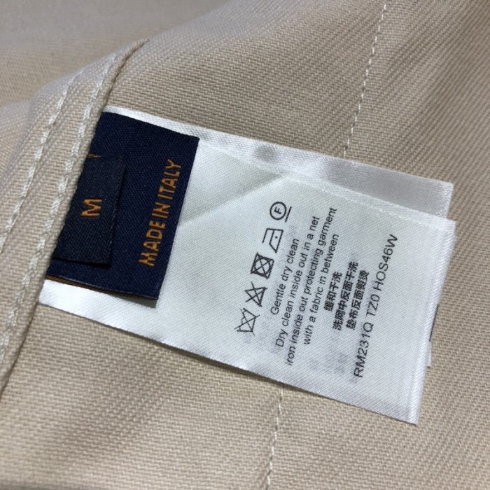 l**is V*t*n monogram workwear short-sleeved shirt 1aauoa