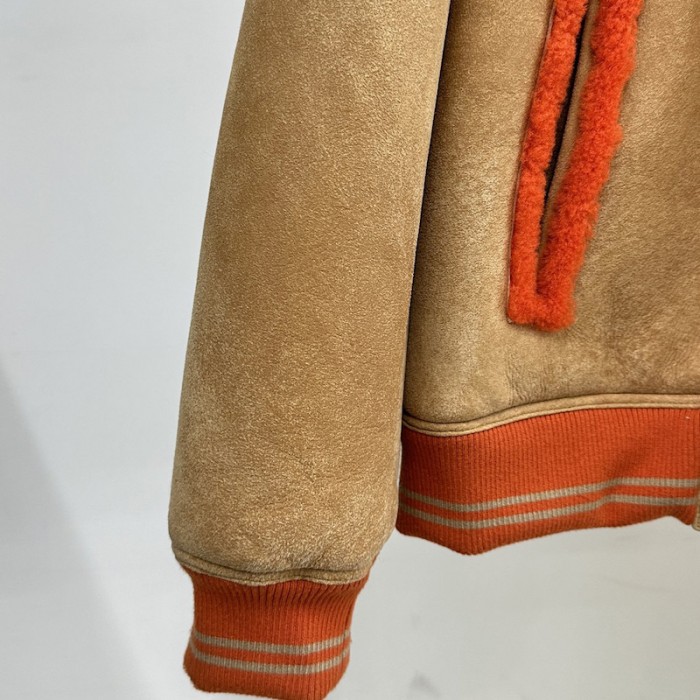 l**is V*t*n shearling college blouson 1aauzq