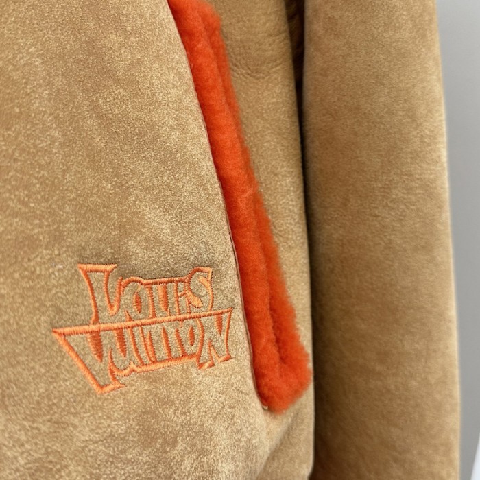 l**is V*t*n shearling college blouson 1aauzq
