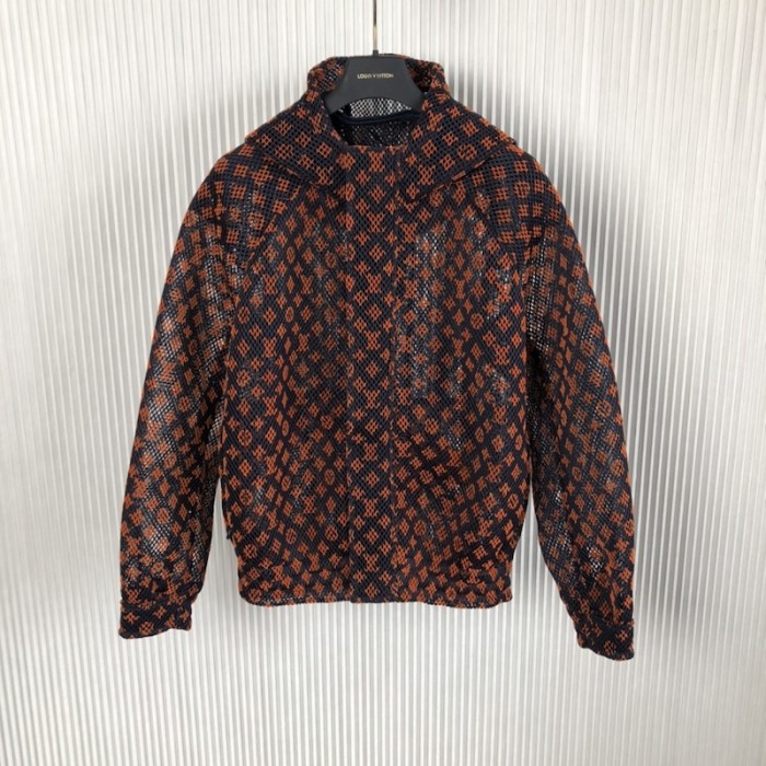 l**is V*t*n gradient monogram mesh blouson 1aavbr
