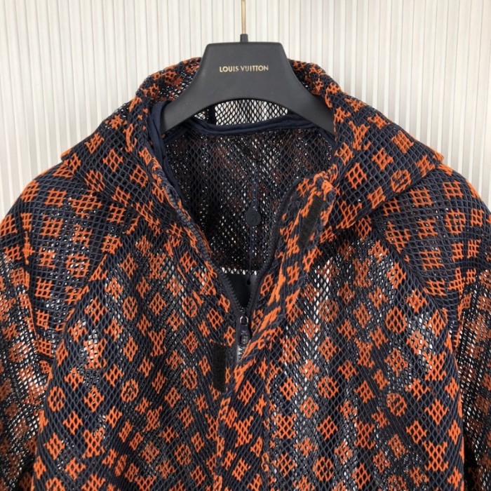 l**is V*t*n gradient monogram mesh blouson 1aavbr