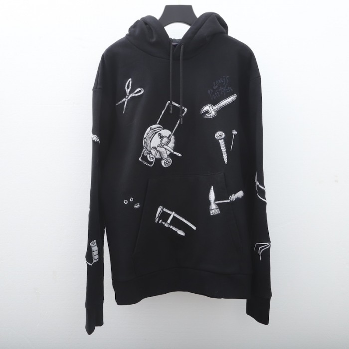 l**is V*t*n lv multi-tools embrodered hoodie 1ab4ub
