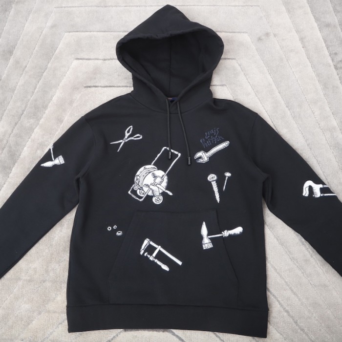 l**is V*t*n lv multi-tools embrodered hoodie 1ab4ub