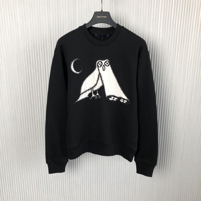 l**is V*t*n lv comics owl patch crewneck 1ab4vs