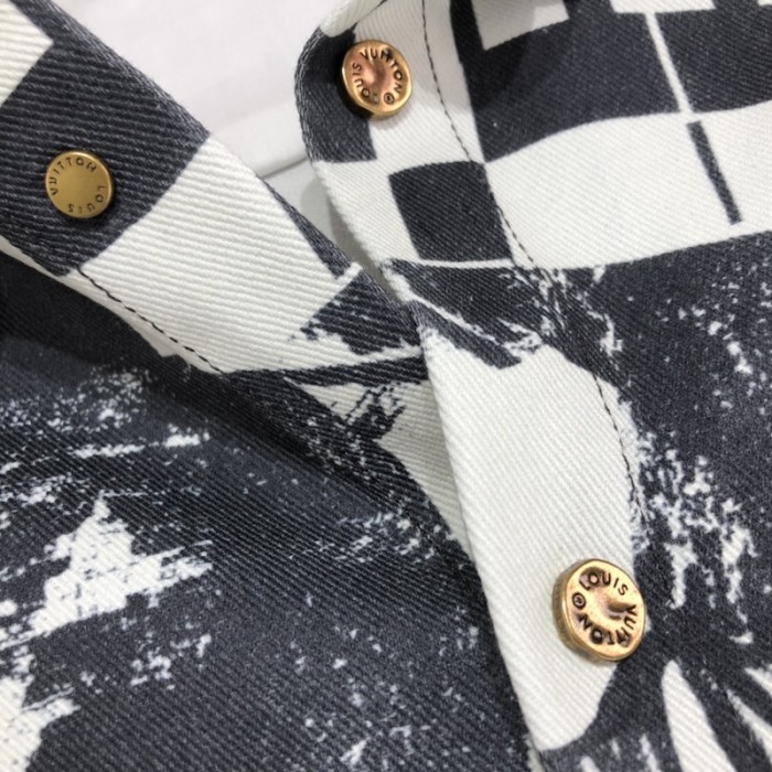 l**is V*t*n short-sleeved denim shirt 1ab52b