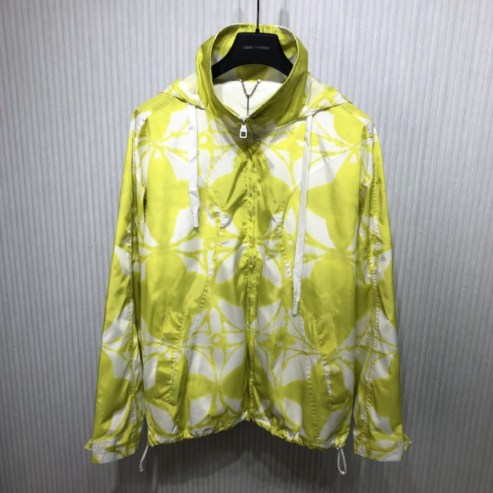 l**is V*t*n monogram shibori windbreaker 1ab545