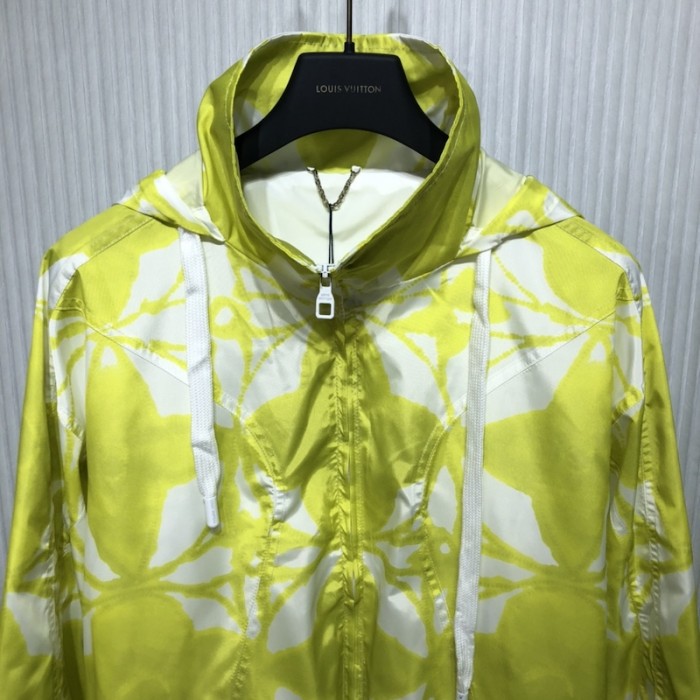 l**is V*t*n monogram shibori windbreaker 1ab545