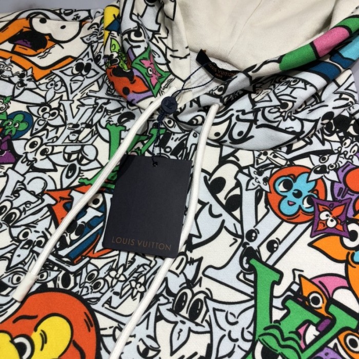 l**is V*t*n lv monogram comics hoodie 1ab54l