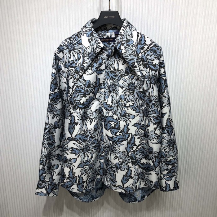 l**is V*t*n thistle knotted collar shirt 1ab6gn