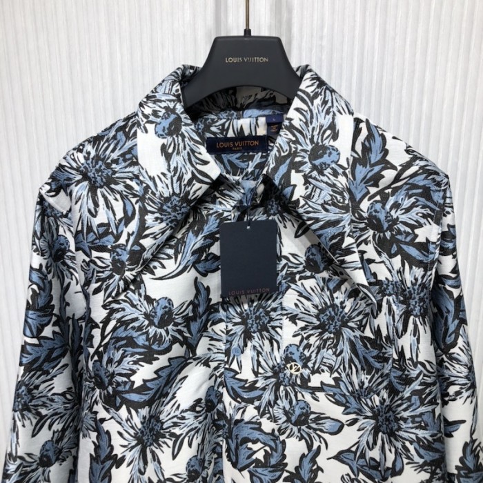 l**is V*t*n thistle knotted collar shirt 1ab6gn