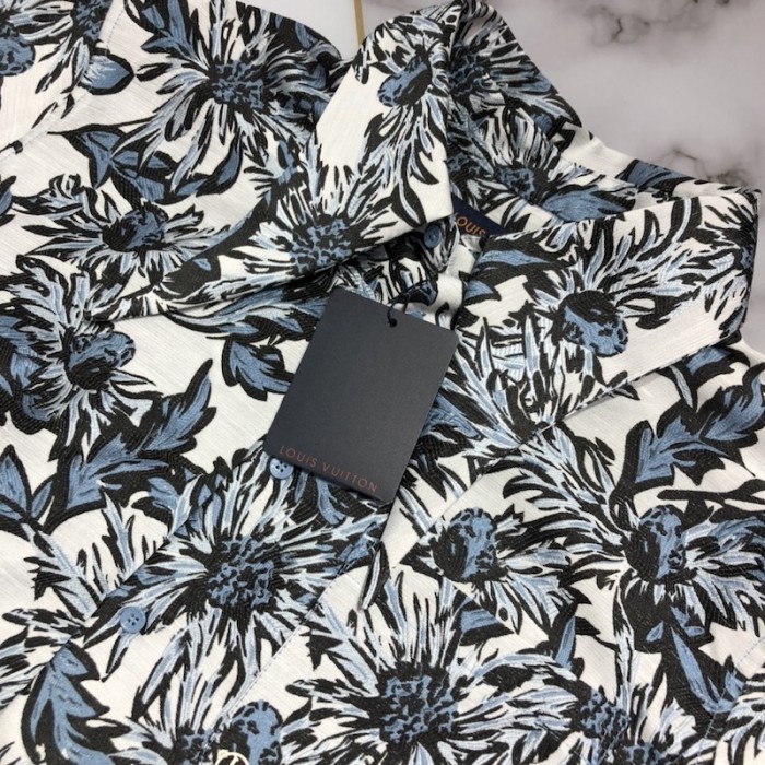 l**is V*t*n thistle knotted collar shirt 1ab6gn