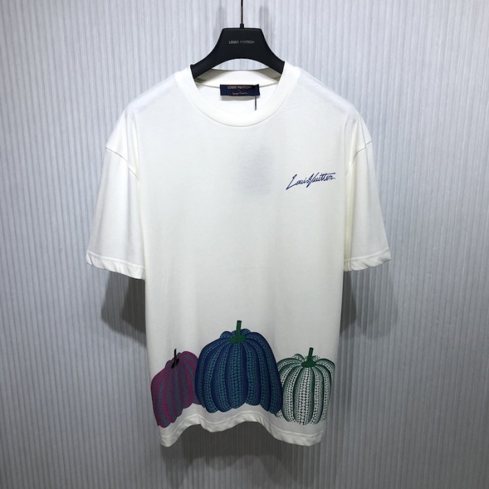 l**is V*t*n lv x yk pumpkins printed t-shirt 1ab74y