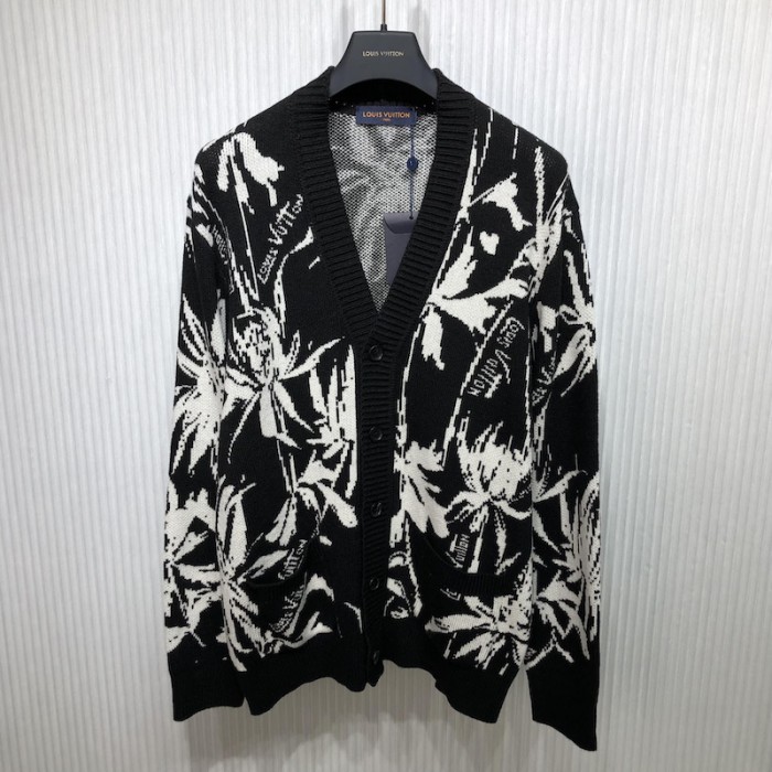 l**is V*t*n thistle jacquard cardigan 1ab91k