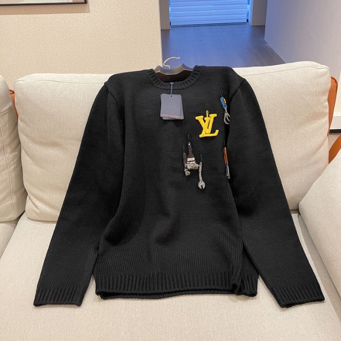 l**is V*t*n lv tools embroidered crewneck 1ab91r