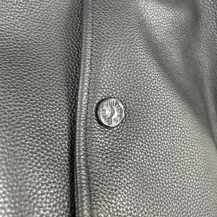 l**is V*t*n long leather coach jacket 1ab981