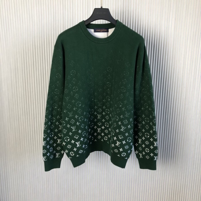 l**is V*t*n monogram gradient cotton crewneck 1abiyo