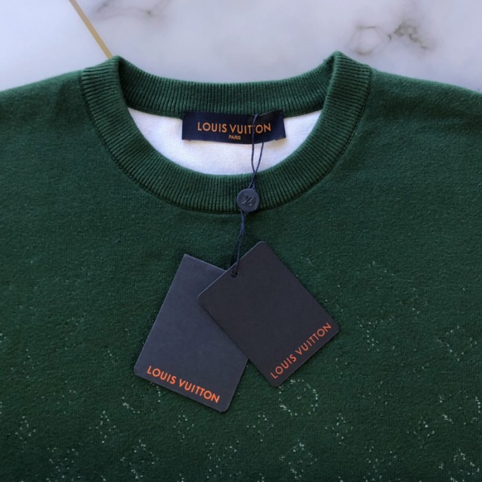 l**is V*t*n monogram gradient cotton crewneck 1abiyo