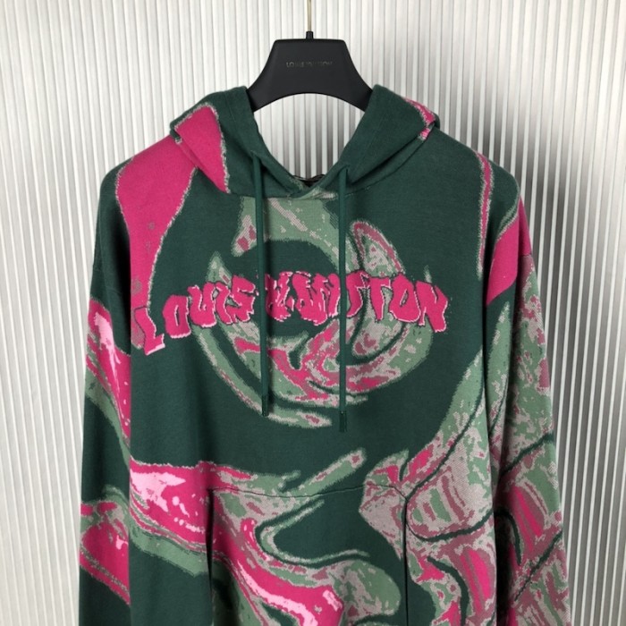 l**is V*t*n graphic cotton hoodie 1abj31