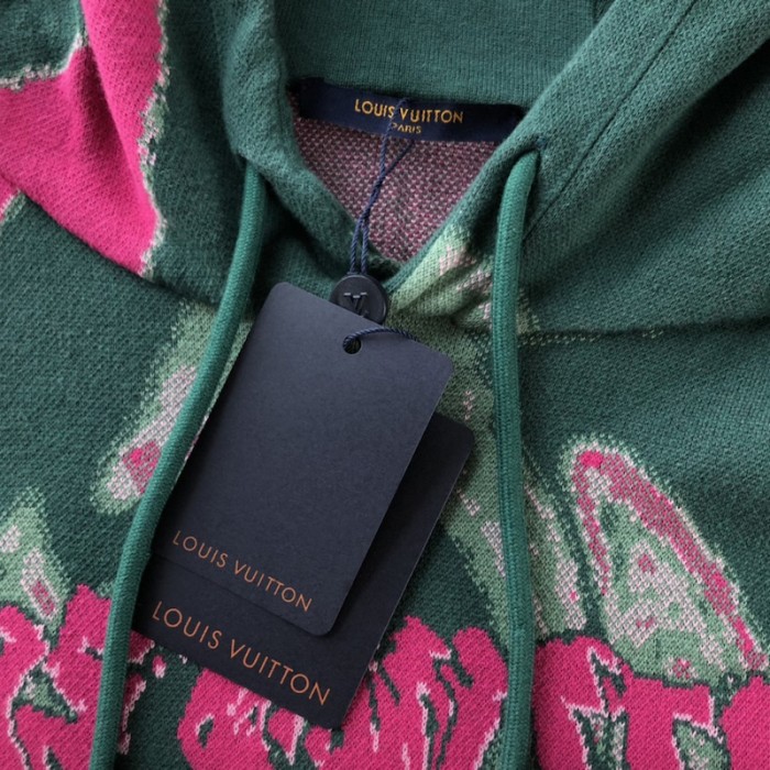 l**is V*t*n graphic cotton hoodie 1abj31