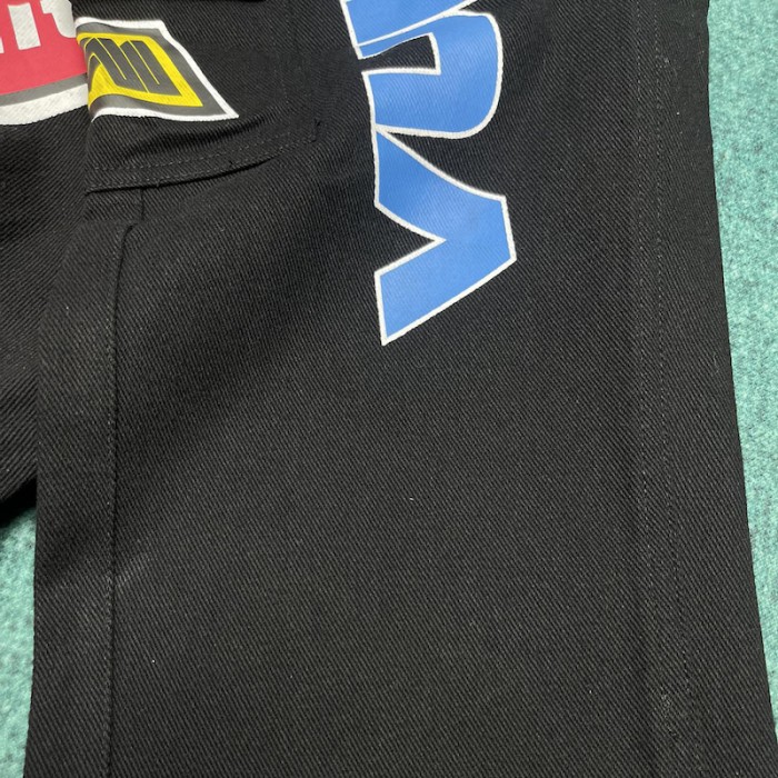 l**is V*t*n printed denim pants 1abj7o