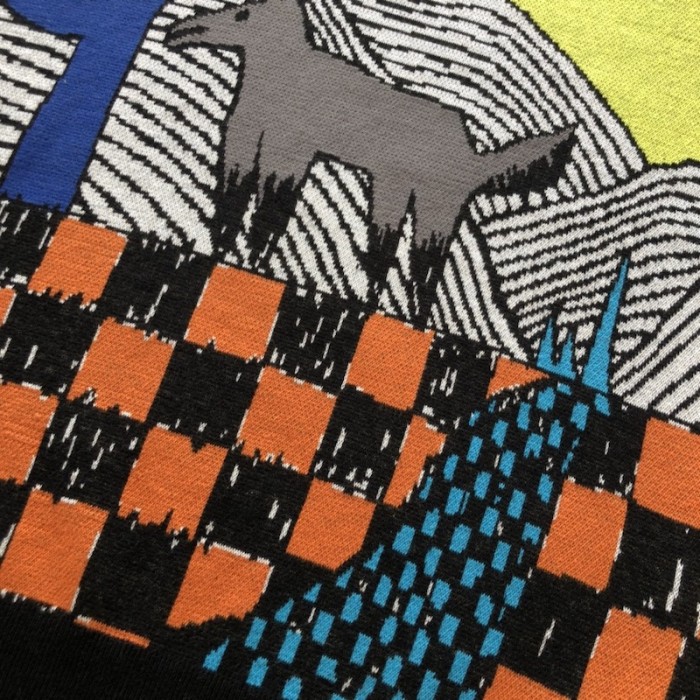 l**is V*t*n cotton jacquard crewneck 1abj87