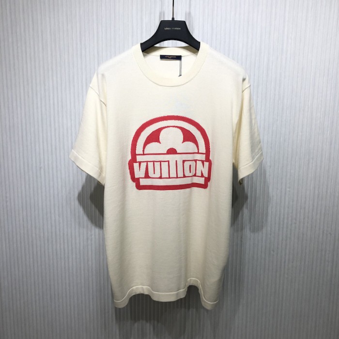 l**is V*t*n cotton short-sleeved crewneck 1abj8l