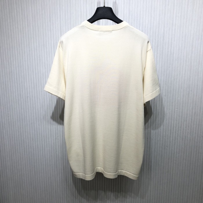 l**is V*t*n cotton short-sleeved crewneck 1abj8l