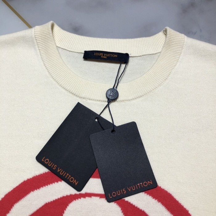 l**is V*t*n cotton short-sleeved crewneck 1abj8l