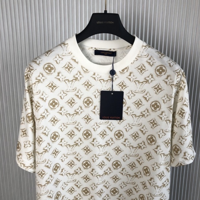 l**is V*t*n monogram cotton t-shirt 1abjea