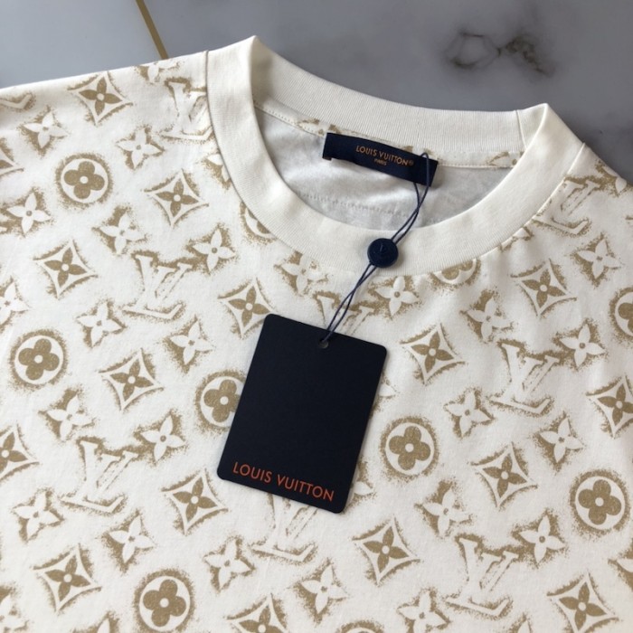l**is V*t*n monogram cotton t-shirt 1abjea