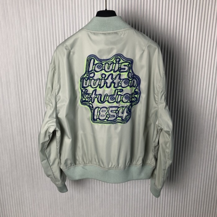 l**is V*t*n embroidered lightweight bomber 1abxsz
