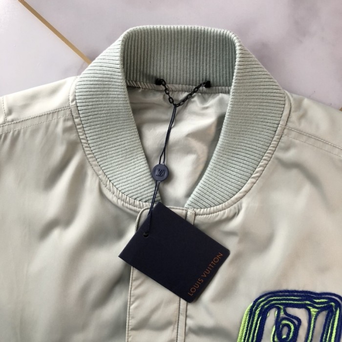 l**is V*t*n embroidered lightweight bomber 1abxsz
