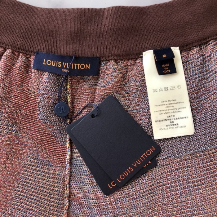 l**is V*t*n jacquard cotton shorts 1abxxr