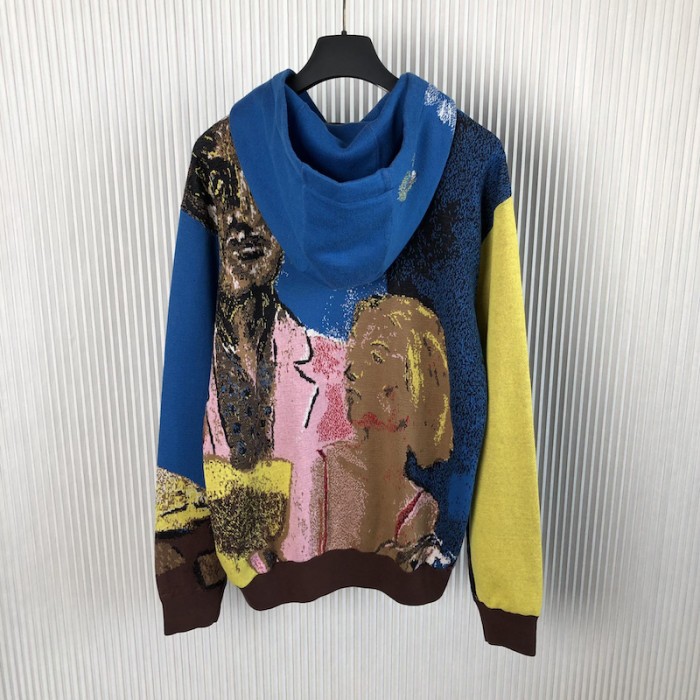 l**is V*t*n jacquard cotton hoodie 1abxxz