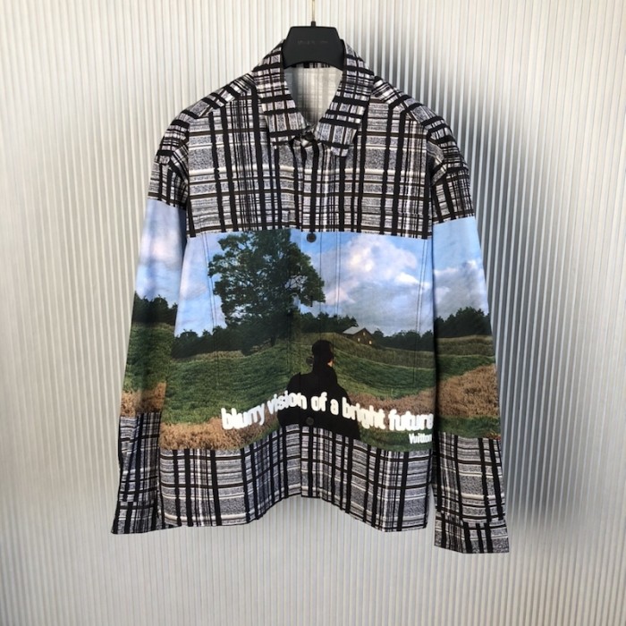 l**is V*t*n printed cotton overshirt 1aby23