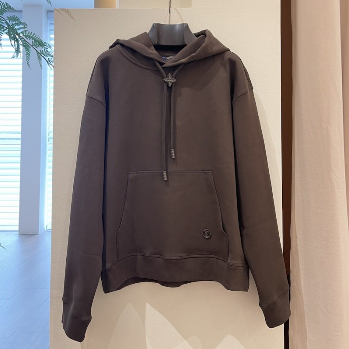 l**is V*t*n monogram flower stopper cotton hoodie 1aby35