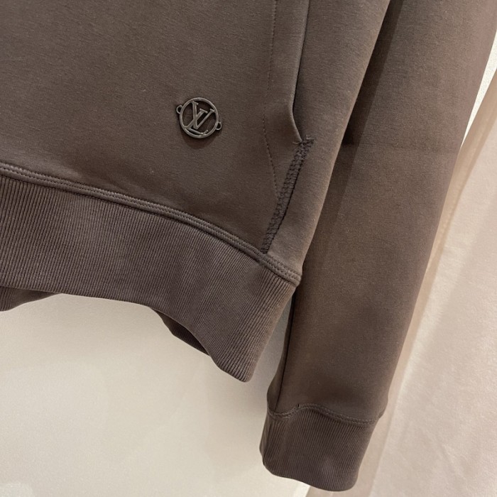 l**is V*t*n monogram flower stopper cotton hoodie 1aby35