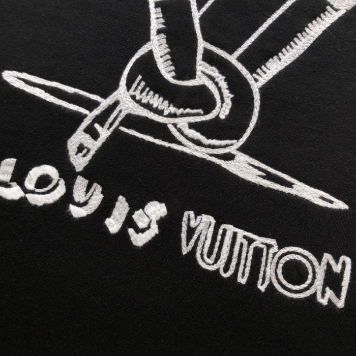 l**is V*t*n embroidered cotton sweatshirt 1aby3l
