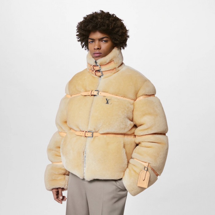 l**is V*t*n shearling down blouson 1aby71