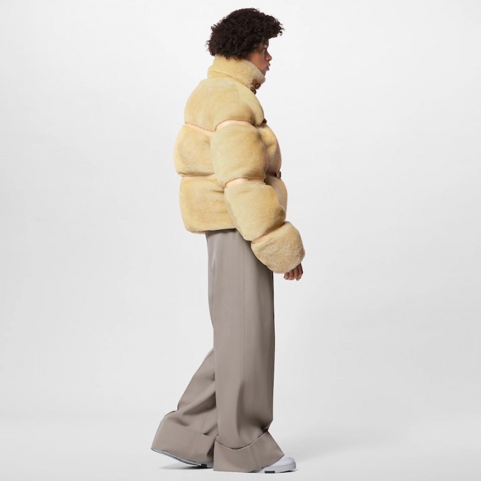 l**is V*t*n shearling down blouson 1aby71