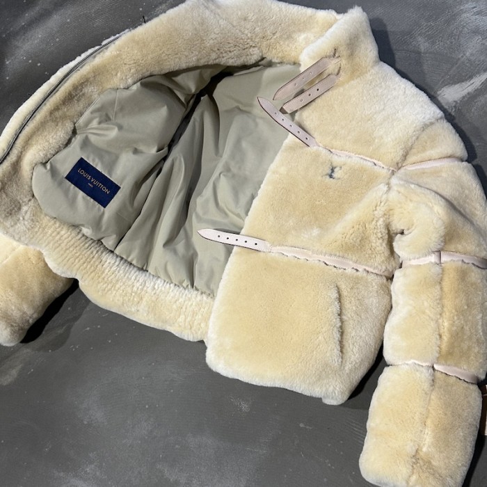 l**is V*t*n shearling down blouson 1aby71