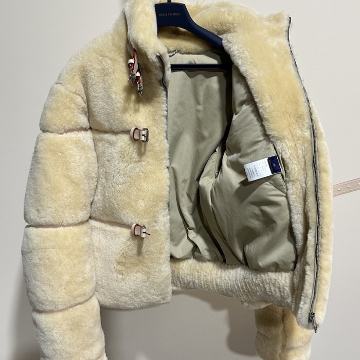 l**is V*t*n shearling down blouson 1aby71